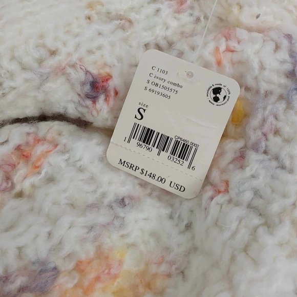 'FREE PEOPLE' SUNSET CLOUD CROPPED SWEATER - Picture 9 of 16